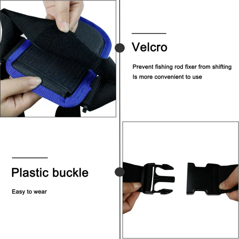 

New Professional Fishing Belt Adjustable Simple Portable Fishing Rod Support Belt Fishing Sea Bracket Fishing Belly Top Belt