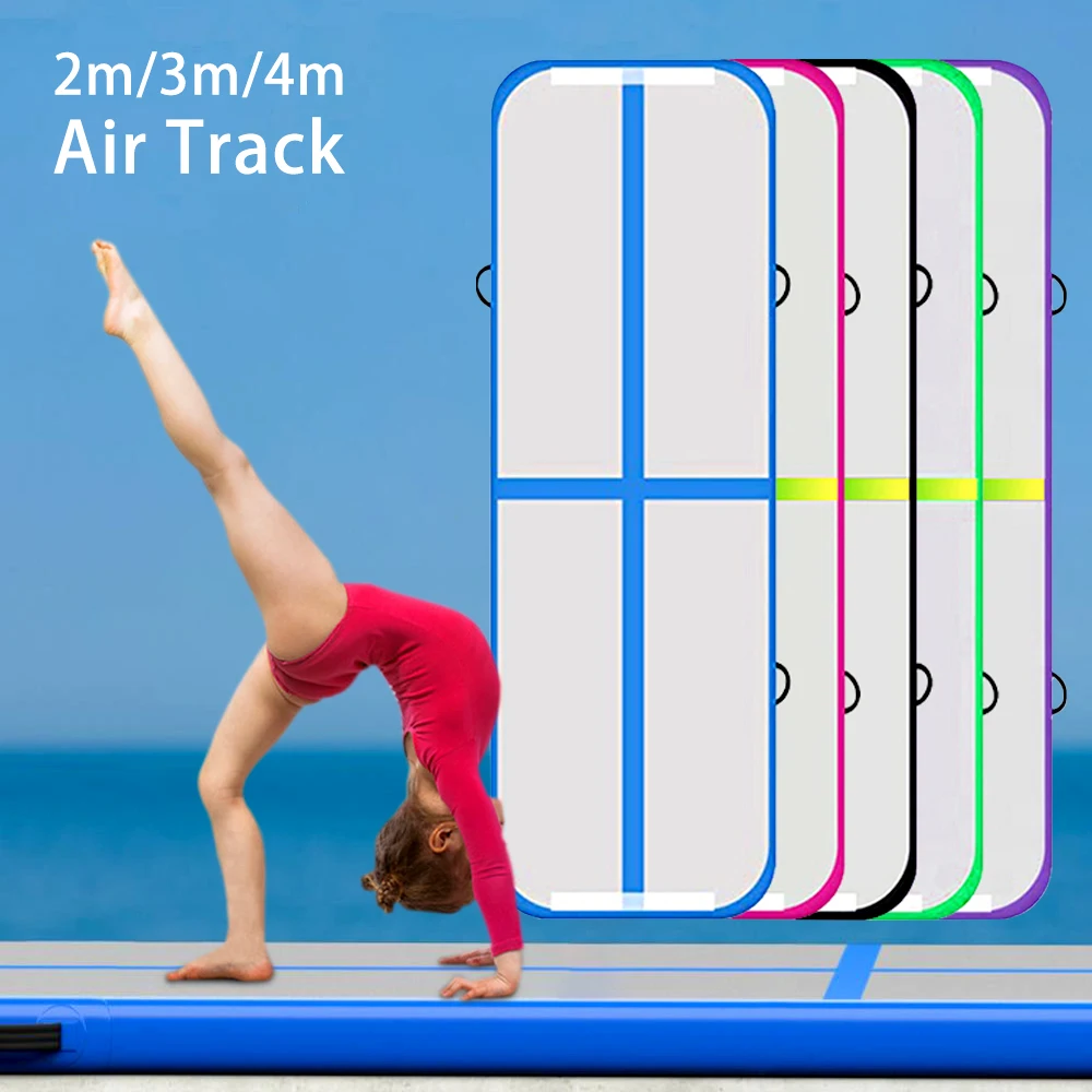 Новинка надувной гимнастический коврик для акробатики напольный воздушной