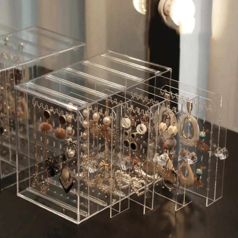 5-слойная шкатулка для хранения ювелирных изделий органайзер серег витрина
