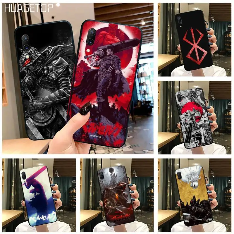 

HUAGETOP Berserk Anime Guts Griffith Black TPU Soft Phone Case For Vivo Y91c Y17 Y51 Y67 Y55 Y7s Y81S Y19 V17 vivos5