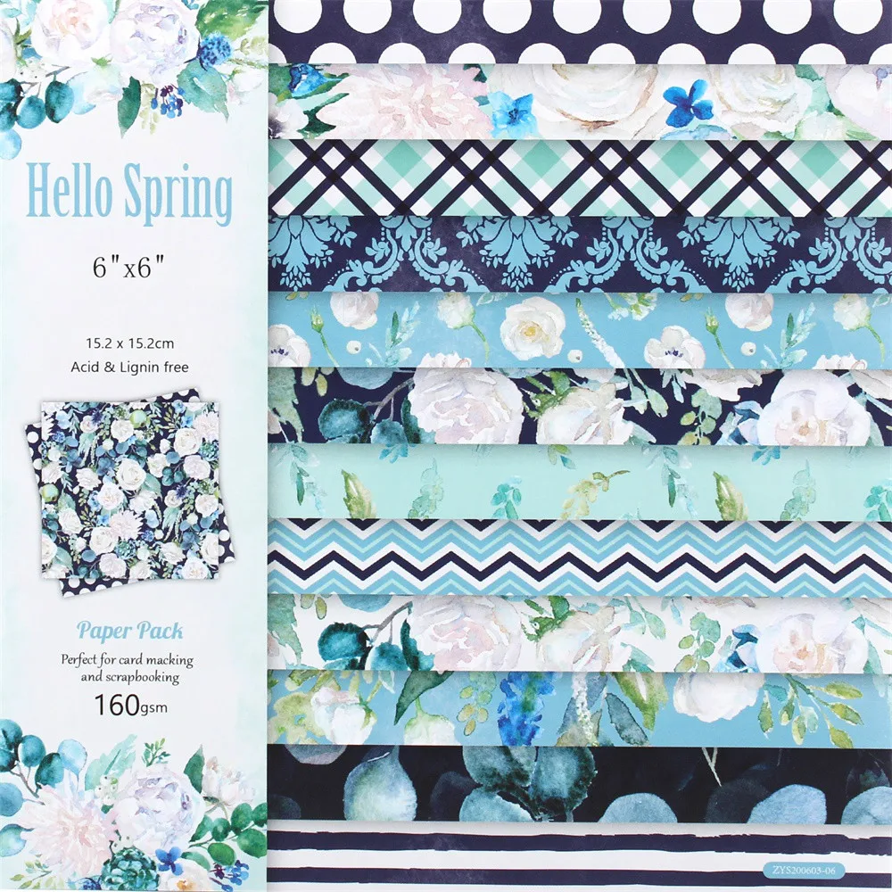 

KSCRAFT, 12 листов, бумажные подкладки для скрапбукинга «Hello Spring»