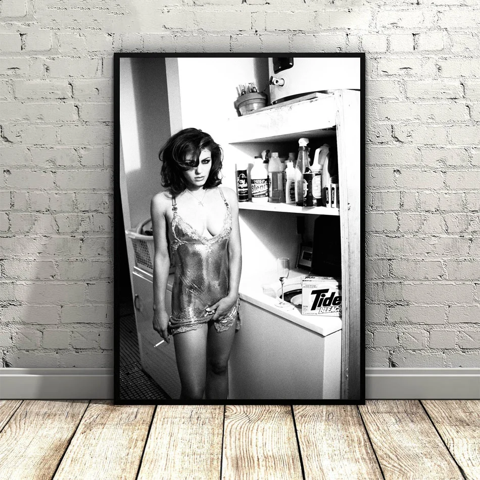 Художественный Шелковый плакат Elisabeth Hurley декор для стен 12x18 24x36Inch | Дом и сад