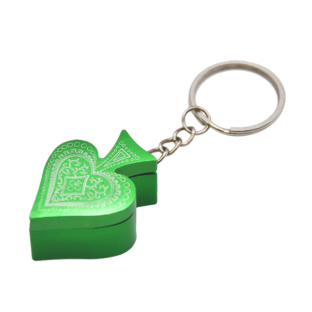 Креативная маленькая трубка персикового сердца портативная металлическая