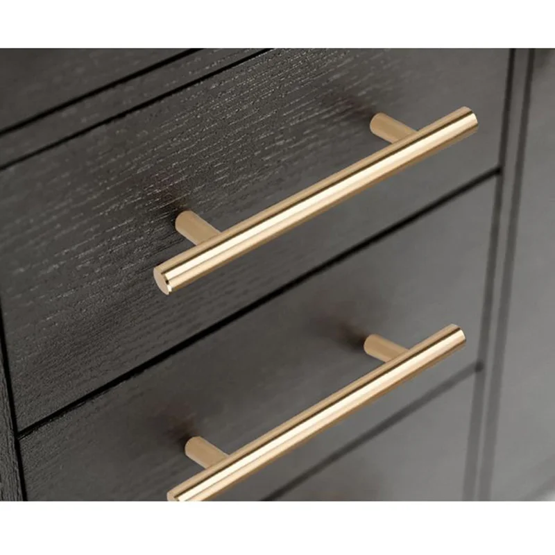 Simple Style Furniture Bedroom Closet Drawer Handle Aluminum Alloy Modern Cabinet Shoe Rack Pull Gold Locker Wine Knob | Обустройство
