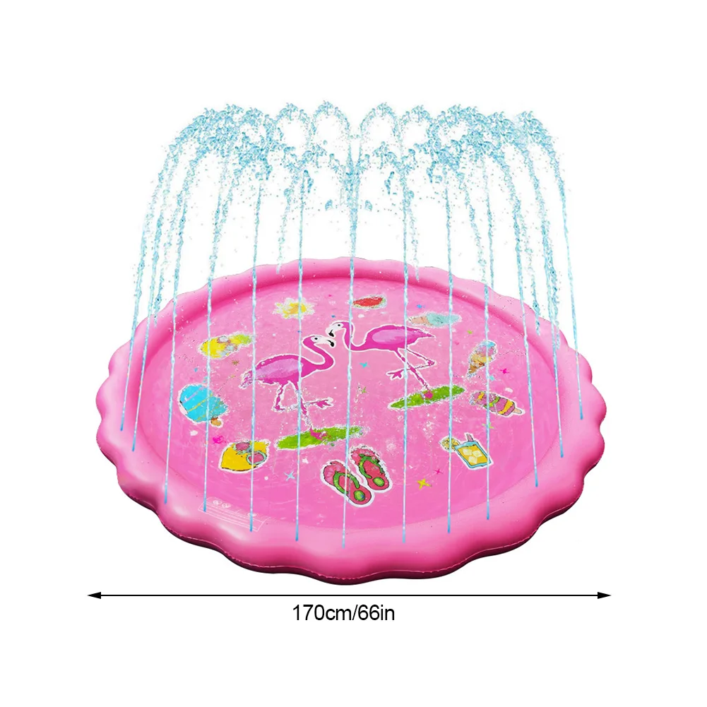 

66inch Baby Toys Water Mat Children's Mat Summer Beach Inflatable Spray Water Cushion Outdoor Lawn Baby Play Mat Games Playmat