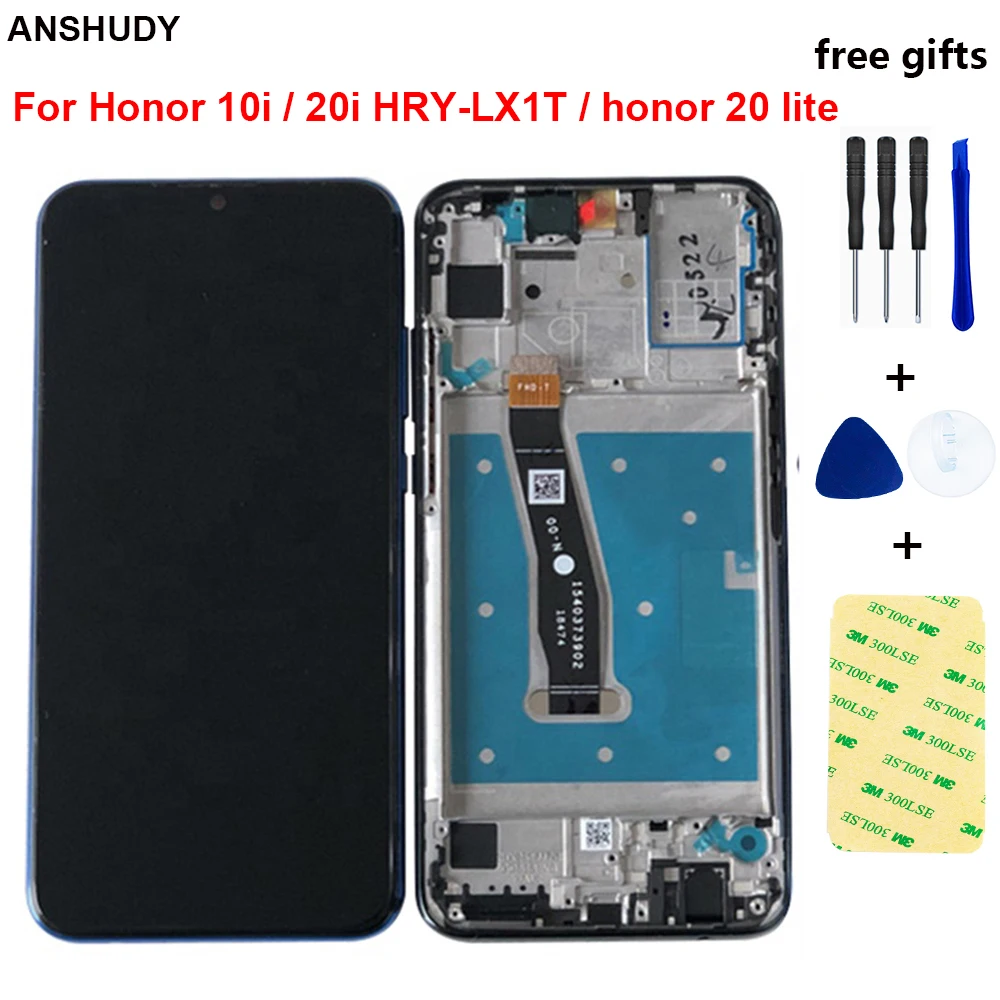 6 21 ''для huawei honor 10i/20i HRY LX1T lcd кодирующий преобразователь сенсорного экрана в