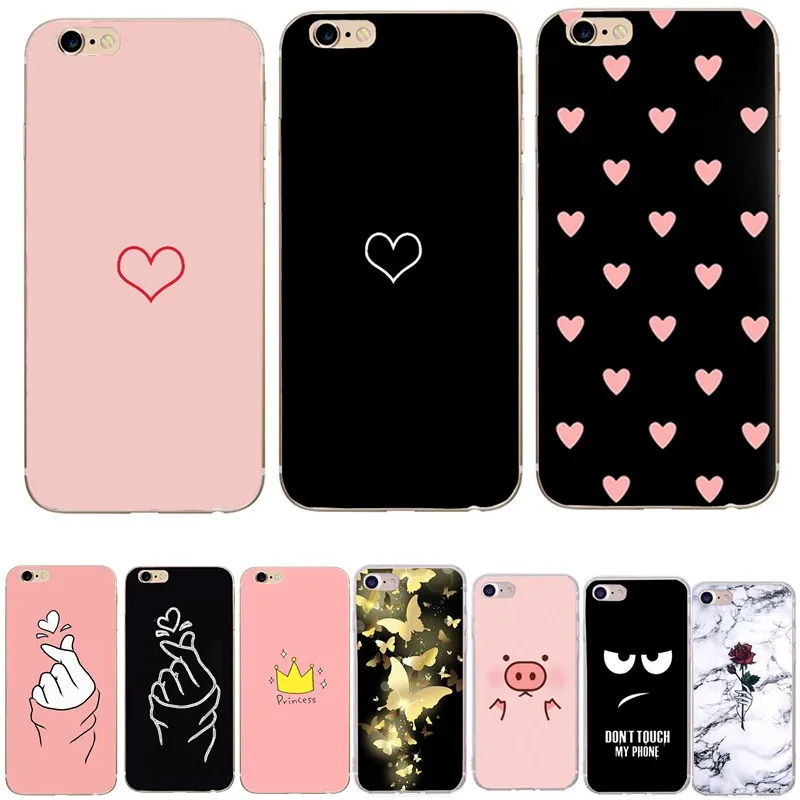 Мультяшный Кот Чехол для iPhone 6 6s 8X7 Plus XR XS максимальный чехол 5se 5s милый цветочный