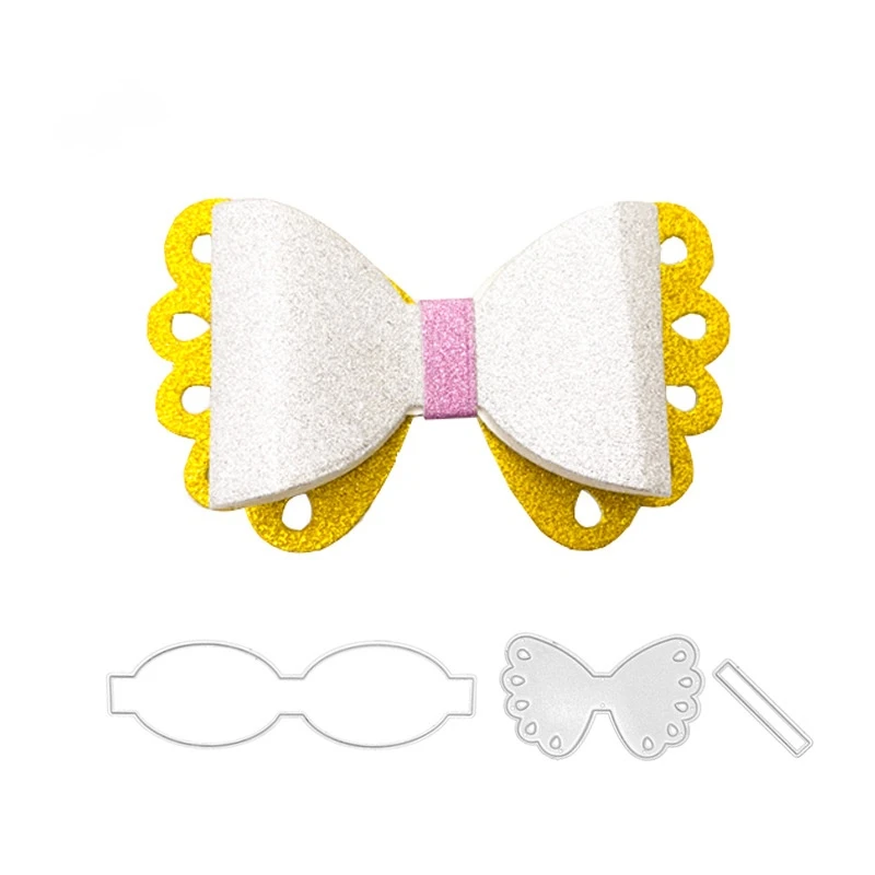 

Wings Bow Metal Cutting Dies for Scrapbooking Handmade Tools Mold Cut Stencil New DIY Card Make Mould Model Craft Decoration