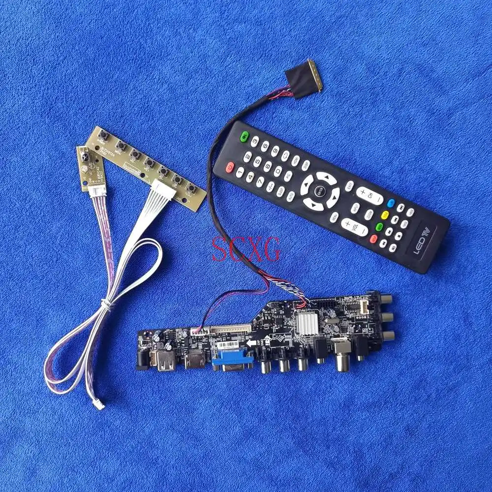 

For LP101WH1/LP101WH2 LED/LCD DIY Kit HDMI-compatible DVB VGA USB AV Signal digital Display controller board 1366*768 LVDS 40Pin