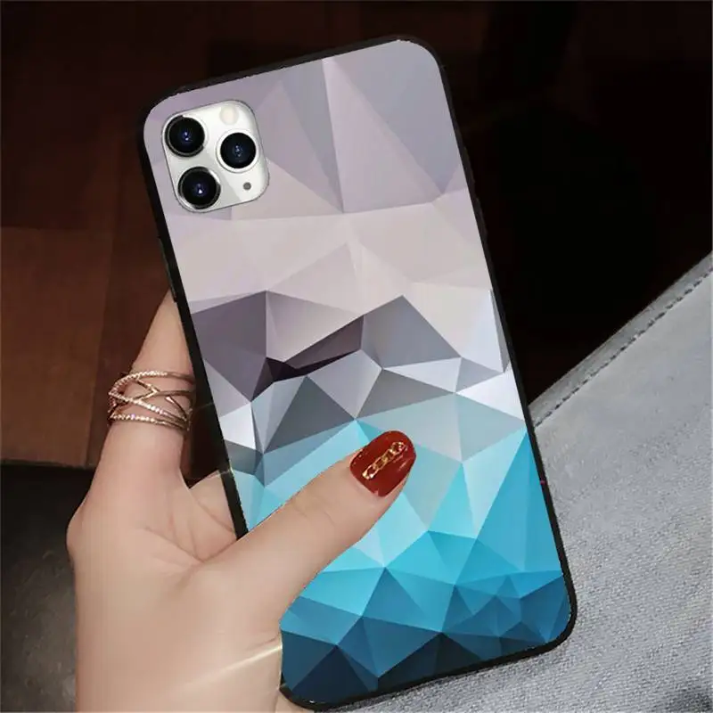 

Pink geometric marble Phone Case for iPhone 11 12 pro XS MAX 8 7 6 6S Plus X 5S SE 2020 XR