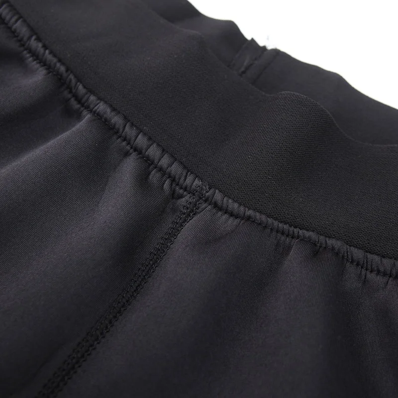 Мужские неопреновые тренировочные штаны для фитнеса бега спорта сауны шорты с