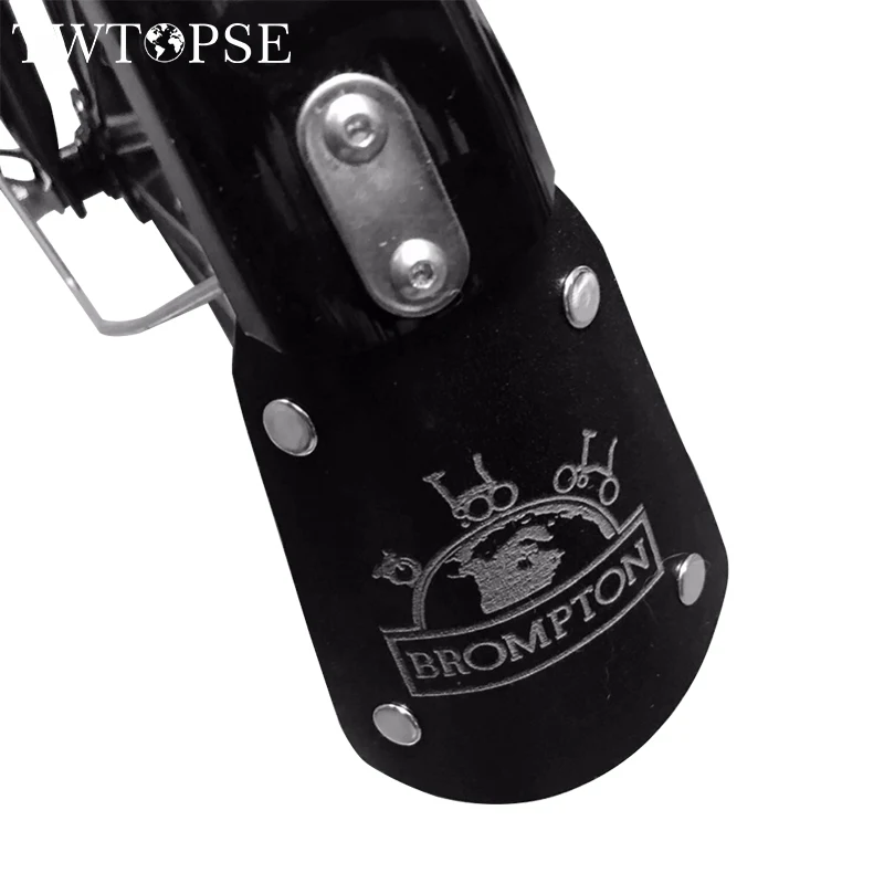 Кожаный брызговик TWTOPSE ручной работы для велосипеда складной велосипед