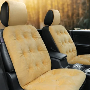 keep warm car seat cushion in winter slip resistant not moves artificial fur car seat covers for kia rio comfortable e1 x25 free global shipping