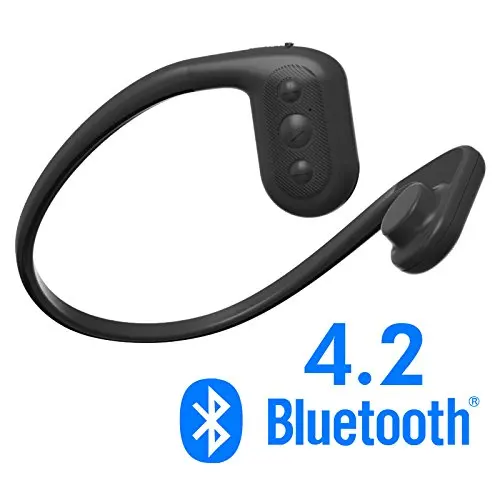 Tayogo IPX8 костная проводимость водонепроницаемый MP3-плеер bluetooth наушники подводный HIFI MP3 музыкальный плеер для плавания спорта - Цвет: Black with bluetooth