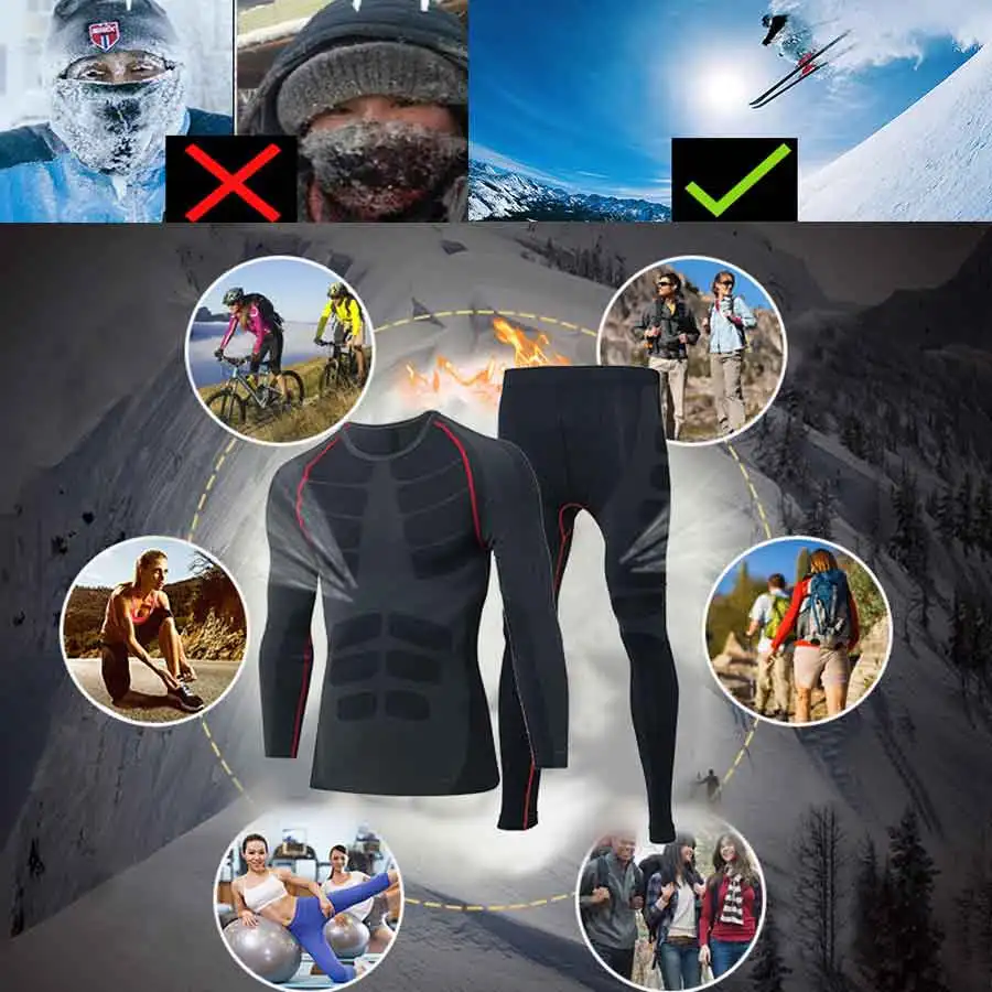 Yuerlian RU домашняя доставка компрессионное нижнее белье спортивный костюм для