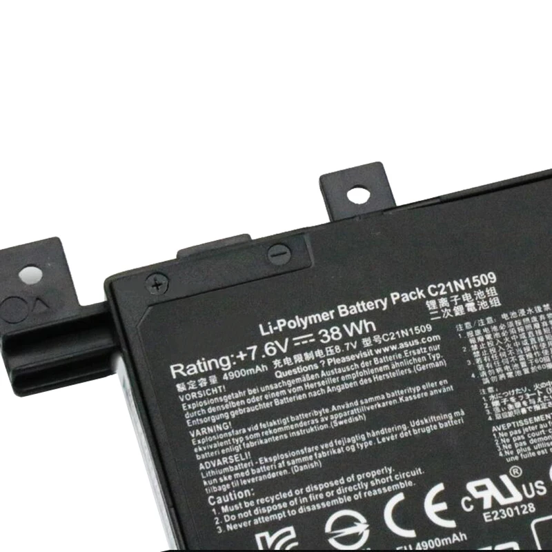 C21N1509 Аккумулятор для ноутбука Asus Notebook X556UA X556UB X556UF аккумулятор X556UJ X556UQ X556UR X556UV A556U
