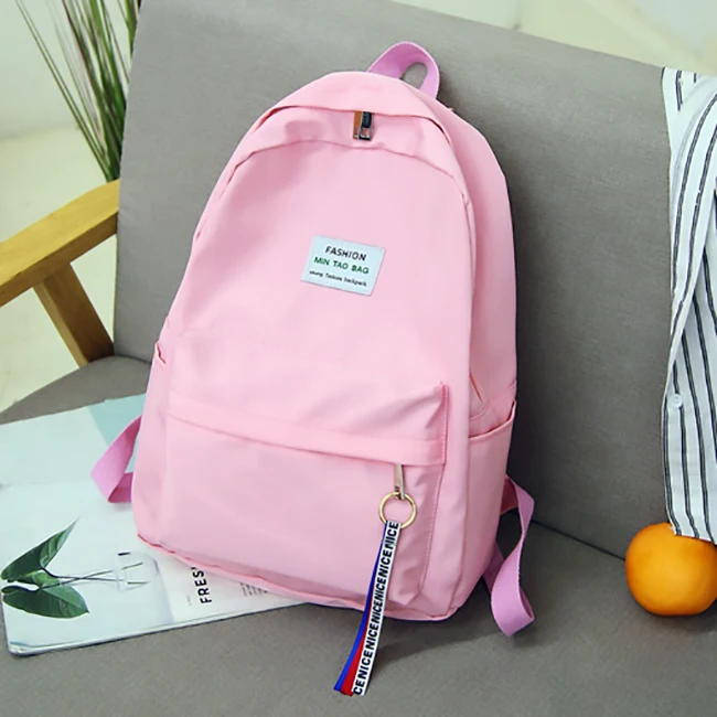 2019 Новый Для женщин рюкзак кисточкой буквы японский стиль кольцо для путешествий