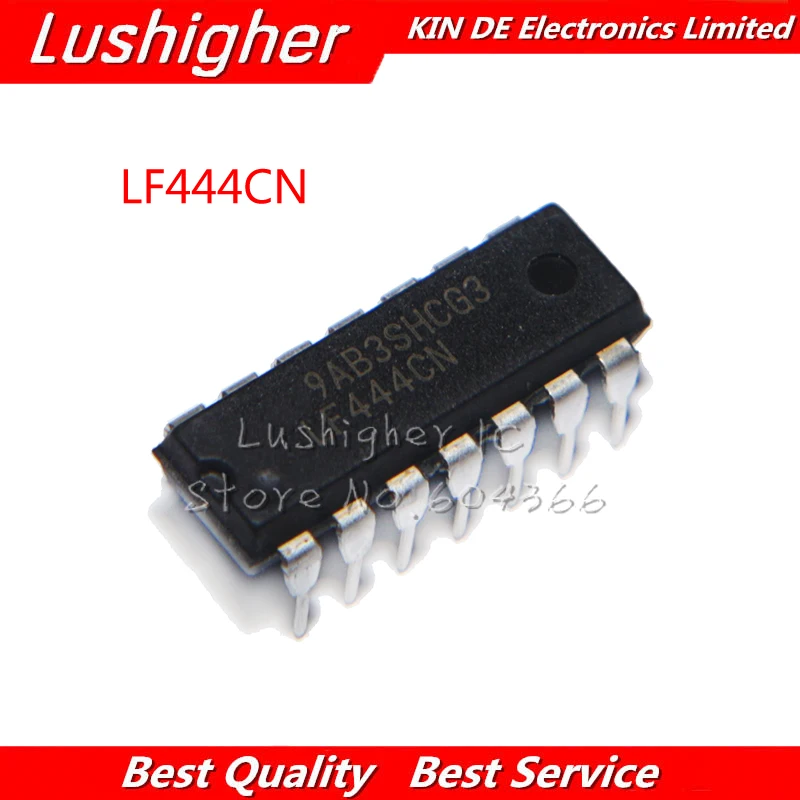 

10 шт., LF444ACN DIP-14 LF444 DIP LF444CN рабочий усилитель