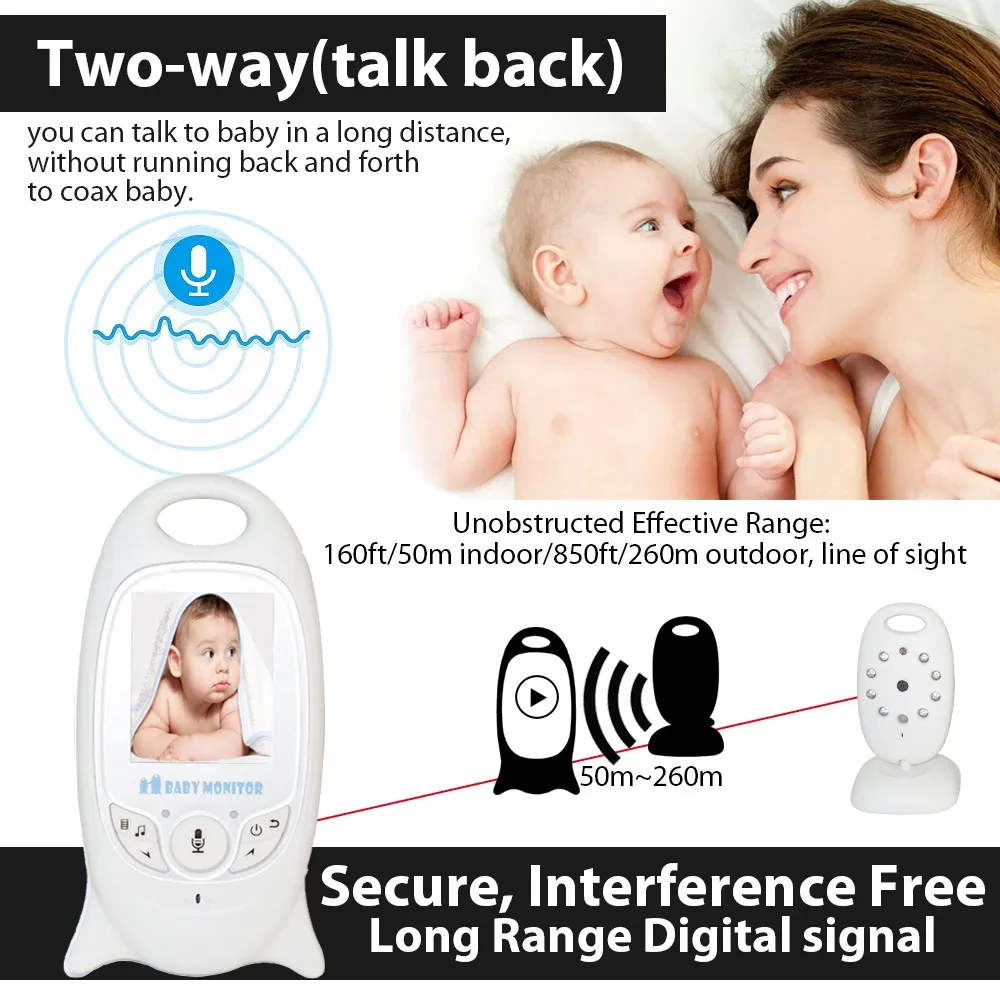 VB601 беспроводной видеоняня аккумуляторная батарея камера безопасности с