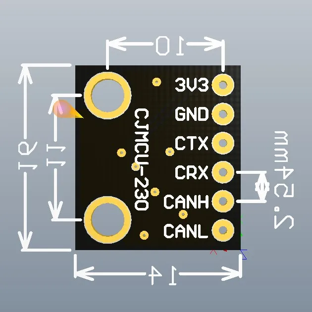 5 шт./лот CJMCU 230 трансивер SN65HVD230 CAN Модуль связи|Запчасти для кондиционера| |