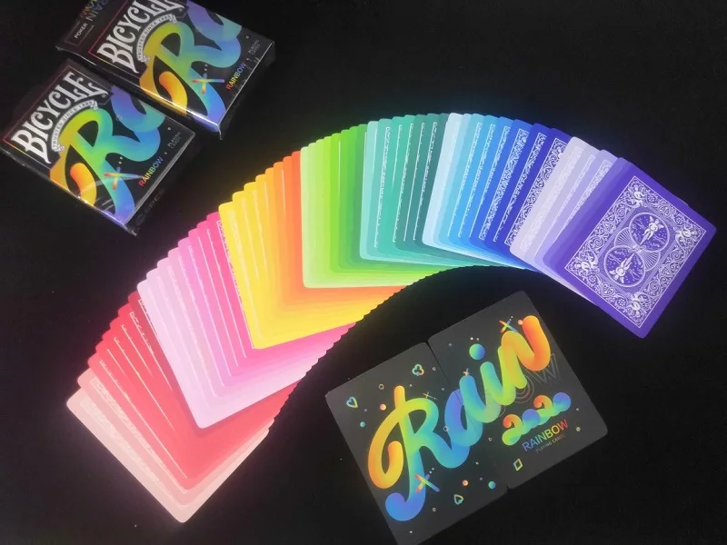 Игральные карты Bicycle Rainbow V2 от EPCS Великолепная красочная колода карт USPCC покер