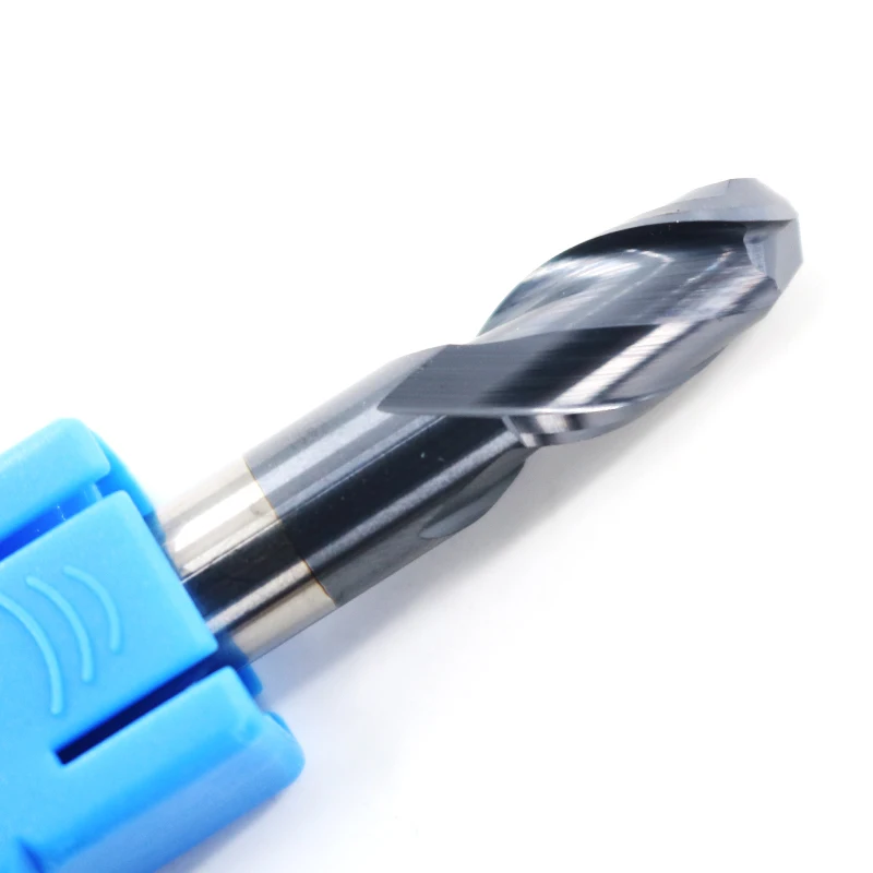 Сферическая Концевая фреза HRC45 вольфрамовый кобальтовый сплав с 2 канавками 5/10