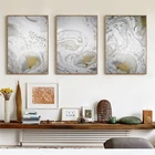 Яркая Золотая Роскошная живопись, домашний декор, настенная живопись, современный постер и печать, холст с золотым песком для гостиной