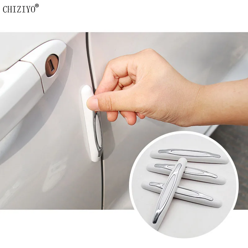 

Universal PVC 4pcs/Set Anti-Collision Rub Strip Car Door Edge Bumper Protector Cover For All Car CHIZIYO