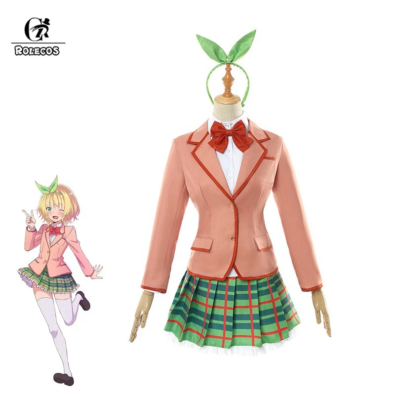 ROLECOS Аниме Костюм Iori Nomizu Косплей вы любите переворота пока она милый костюм Ayana