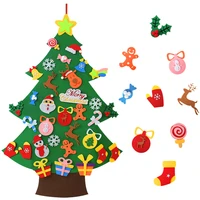 diy felt christmas tree merry christmas decorations for home 2020 christmas ornaments xmas tree navidad new year gifts for kids