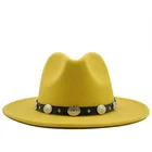 Популярная британская фетровая шляпа для мужчин и женщин, имитация шерстяных зимних фетровых шляп, Мужская модная джазовая шляпа, фетровая шляпа, шляпа для церкви 60 см