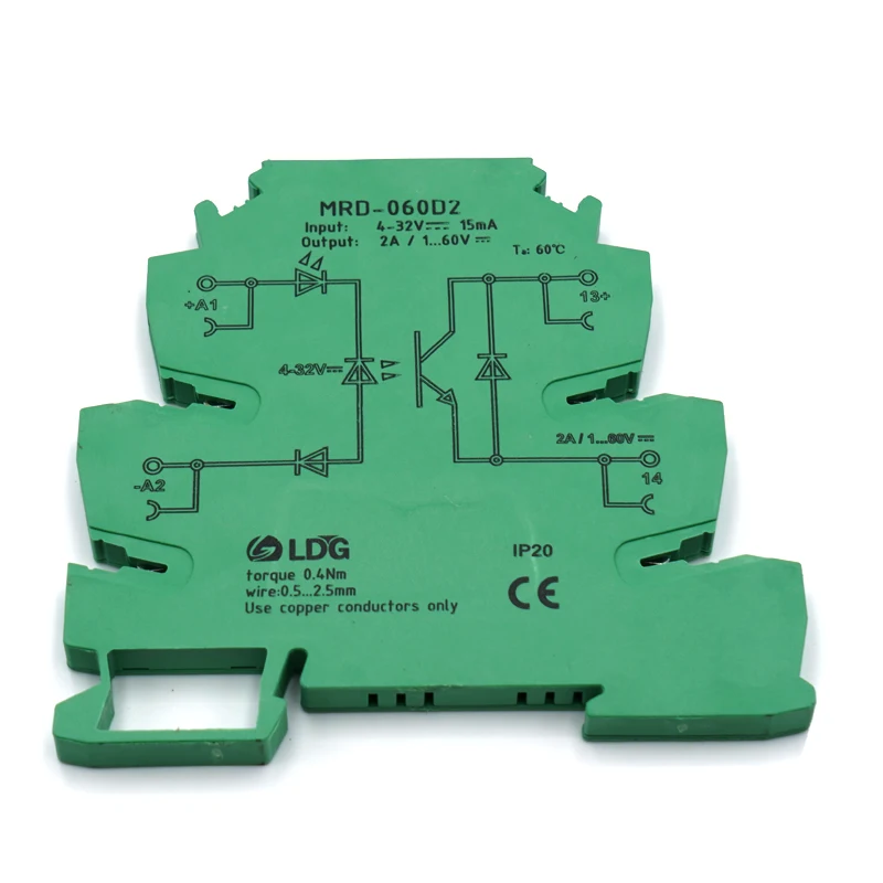 Релейный модуль серии MRD твердотельное реле с выходом SSR постоянного тока 1 А 2 4 а 10