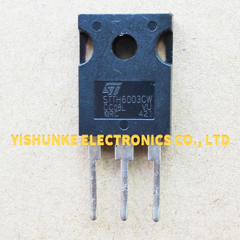 10 шт./лот STTH6003CW STTH6003 TO 247 быстрое восстановление диода 300V 60A новая Оригинальная