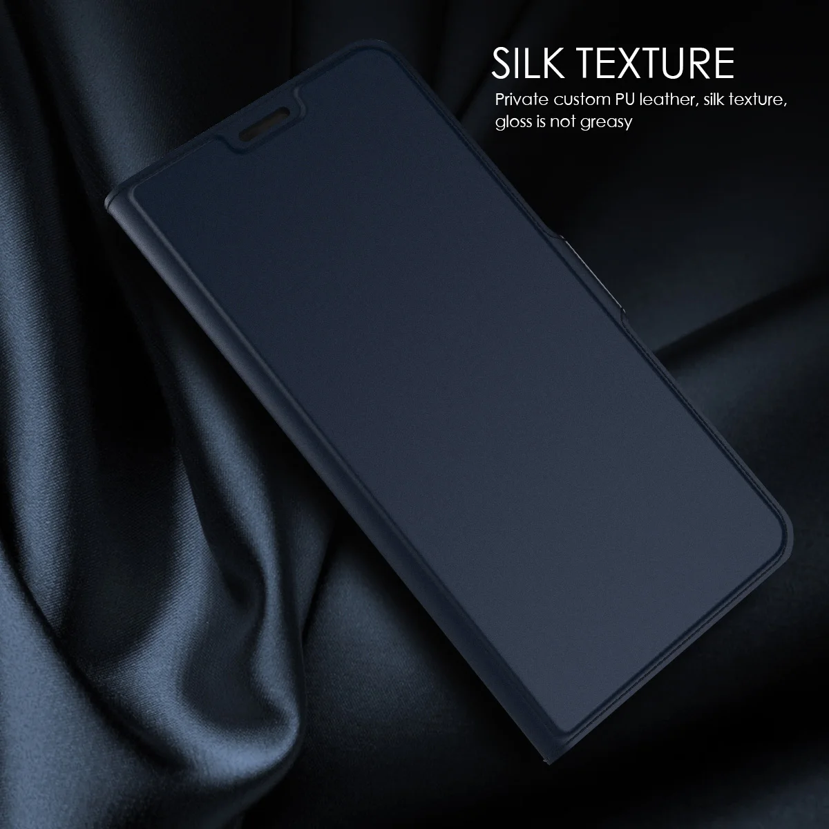 Чехол для телефона Meizu Note 9 из искусственной кожи с откидной крышкой и подставкой