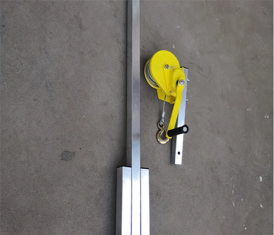 10/15 м гальванизированная наружная установка подъемный инструмент кран Складная