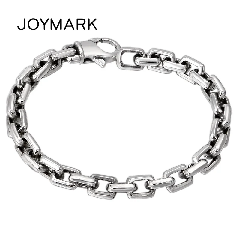 

Браслет-цепочка мужской из тайского серебра 925 пробы, 20 см