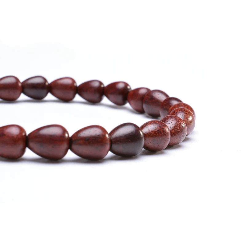 Простой браслет с деревянными бусинами для женщин женский из эбенового дерева