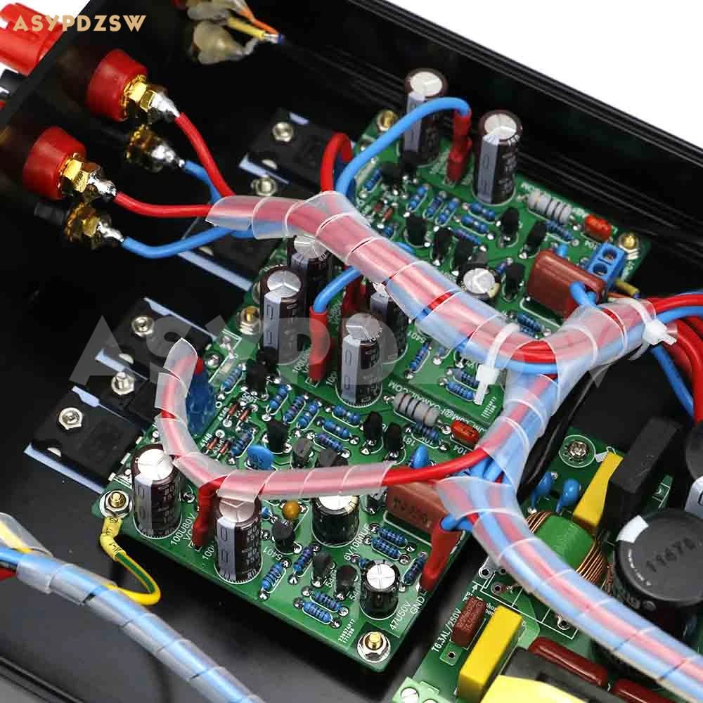 Готовый стерео усилитель мощности класса L7 AB с защитой динамика 150 Вт +