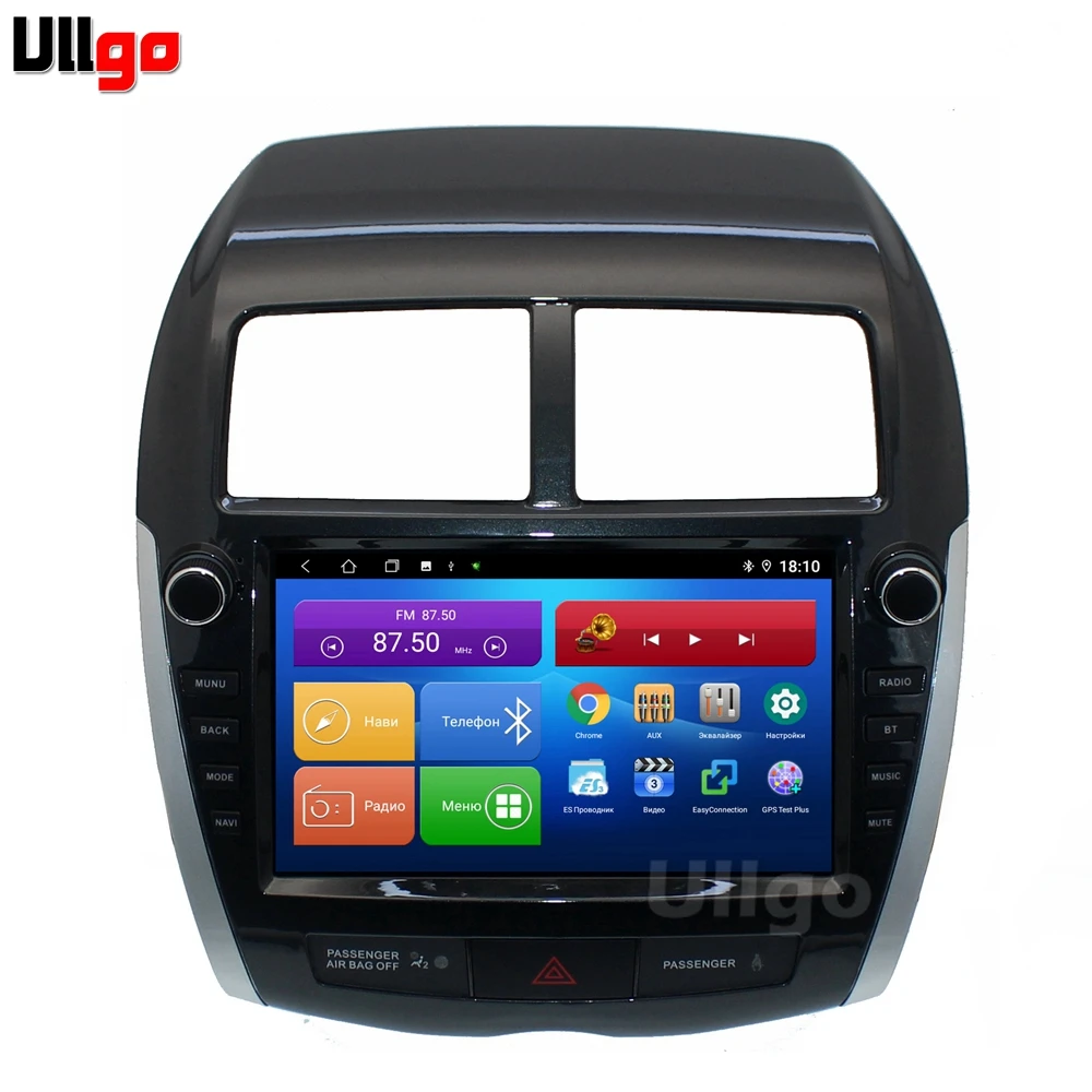 Автомобильный радиоприемник 9 дюймов Octa Core Android 0 GPS для Peugeot 4008 / Mitsubishi ASX Citroe C4