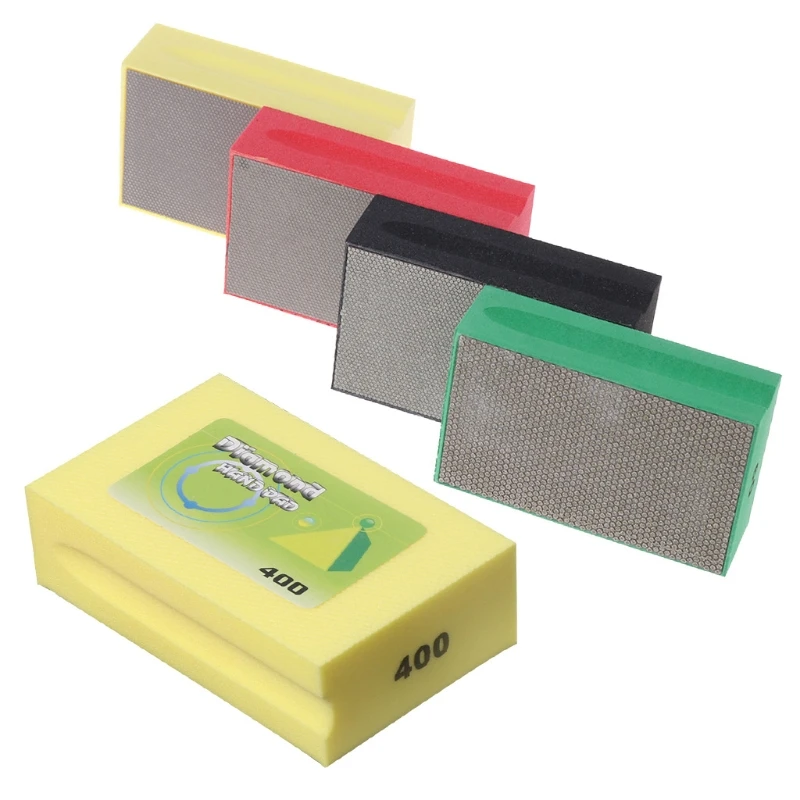 

Diamond Hand Polishing Pad Sanding Grinding For Glass Stone Marble 60-400 Grit