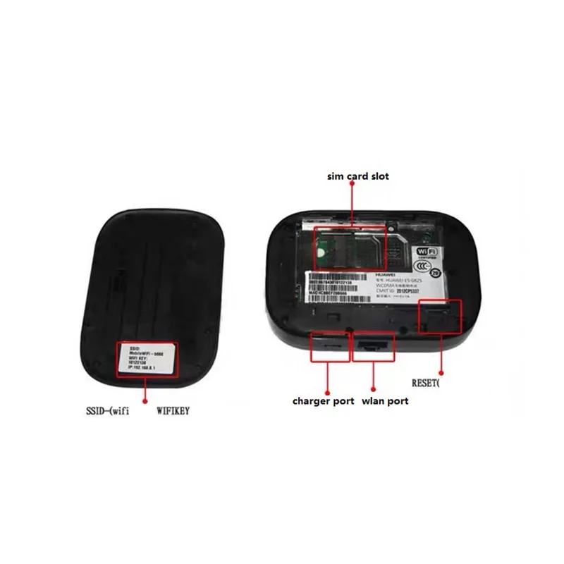Разблокированный GSM EDGE GPRS 3G WCDMA беспроводной Wi Fi LAN RJ45 модемный маршрутизатор Huawei