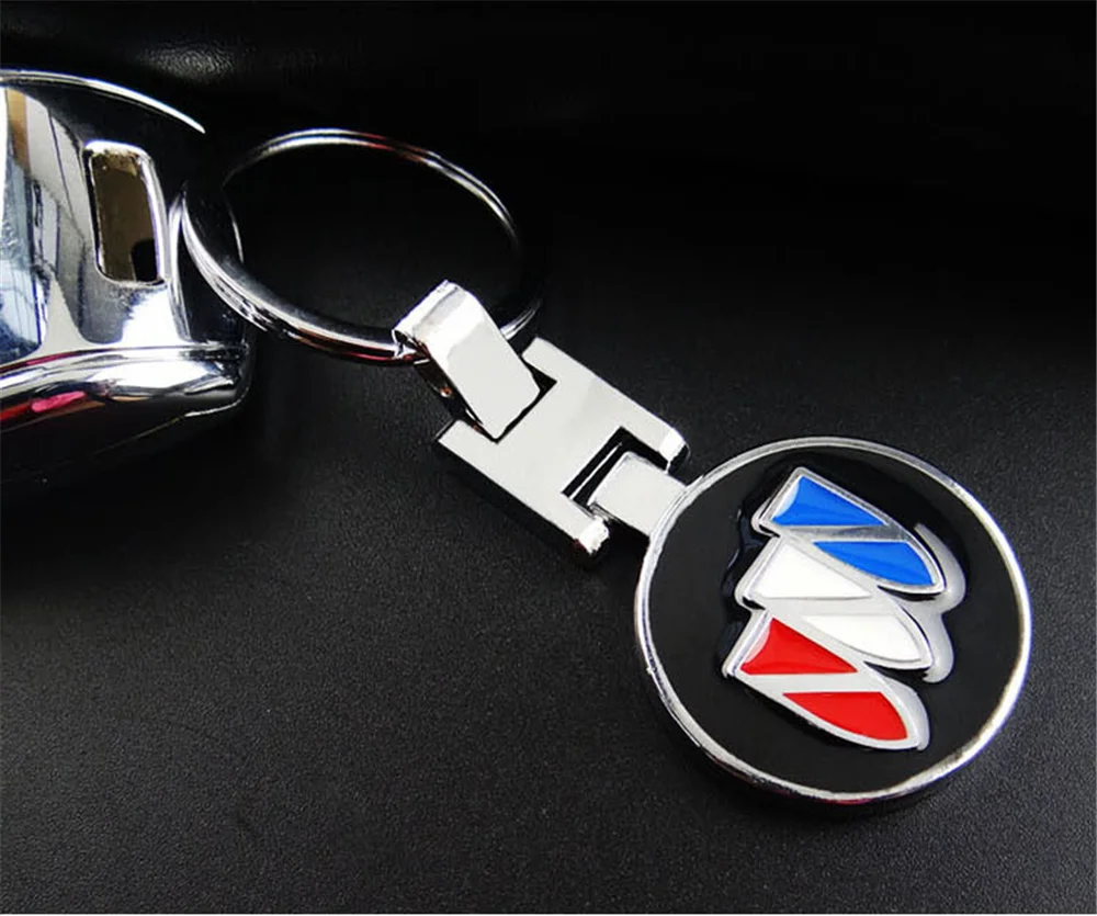 Автомобильный брелок для ключей цепочка 3D металлический нержавеющий BUICK