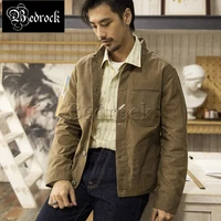 rt vintage rgt oil wax jacket mens autumn and winter thick short slim canvas tooling jacket amekaji waterproof jacket