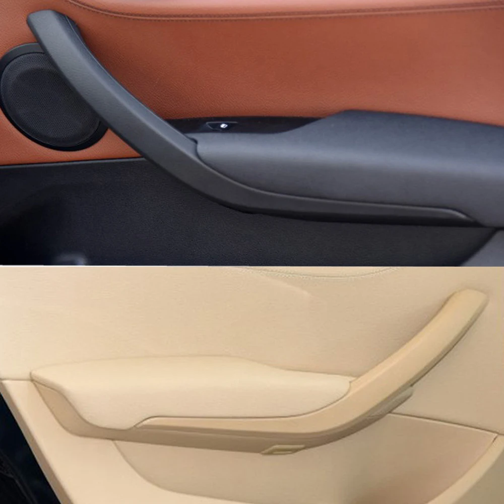 

Car Interior Door Carbon Fiber Color Pull Handle Cover Trim For BMW X1 E84 2010-2016
