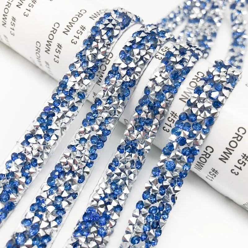 1 ярд клей для горячего расплава стразы швейной отделки аксессуары кристаллов