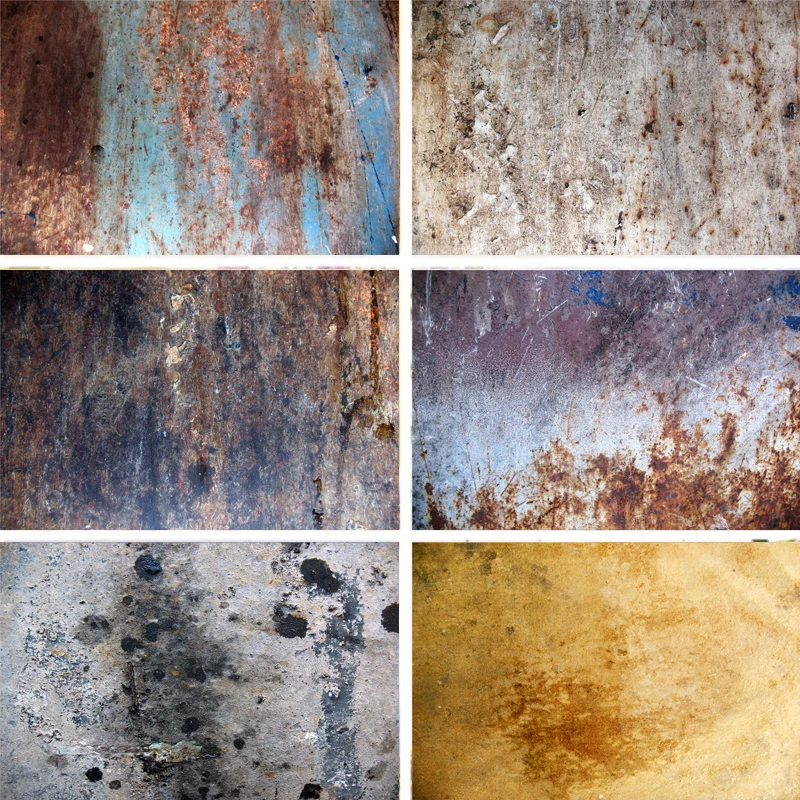 Реквизит для фотосъемки Nitree Виниловый фон фотостудии старые грязные цементные