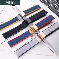nylon strap mens watch accessories for breitling watch strap outdoor sports rubber strap ladies 22mm24mm buckle watch band