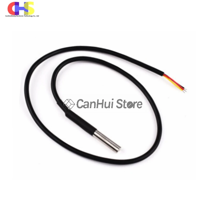 Датчик температуры с корпусом из нержавеющей стали DS1820 водонепроницаемый датчик