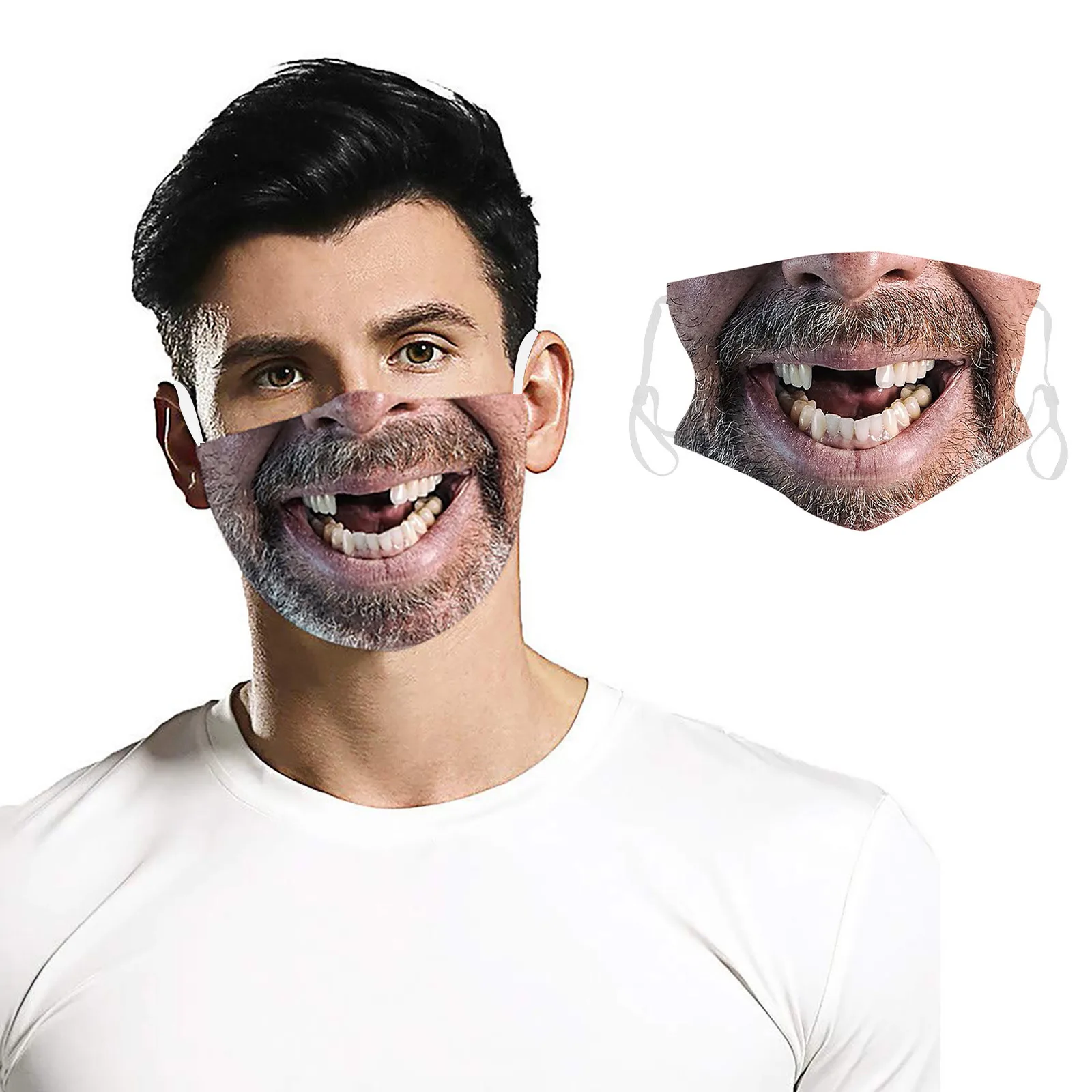 Мужская и Женская 3D забавная печать загрязненное брызг лицо 1 фотомаска карлья