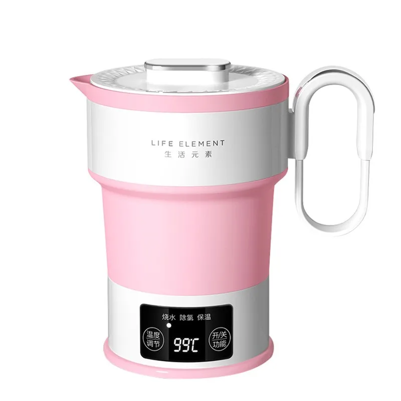 110 В складной электрический чайник переносной светодиодный умный сенсорный